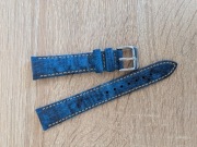 Pasek Zuludiver Nevada Denim Leather Watch Strap 19mm