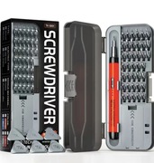 ZESTAW WKRĘTAK AKUMULATOROWY ŚRUBOKRĘT ELEKTRYCZNY PREZYCYJNY 38 BITÓW ETUI