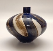 Wazonik szklany, manufaktura Krosno