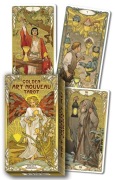 GOLDEN ART NOUVEAU Tarot karty tarota Lo Scarabeo
