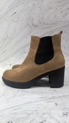 Botki damskie zamszowe beżowe Vices r. 38