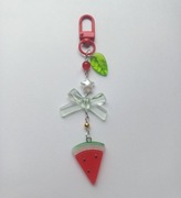 Brelok do kluczy zawieszka do plecaka rękodzieło arbuz 