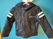 Kurtka ramoneska motocyklowa skóropodobna C&A 110 chłopięca