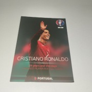 Cristiano Ronaldo youngest player euro 2016 panini adrenalyn 