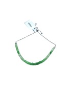 Bransoletka z tsaworytami, srebro 925, certyfikat Gemporia - regulowana