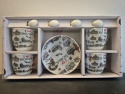 Zestaw filiżanek kawowych I Love Roma Nowy KPL Filiżanki do kawy