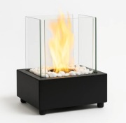 Elegancki biokominek stołowy na bioetanol do domu ogrodu