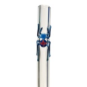 Słomka z pająkiem 1 szt. handmade