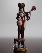 Figurka druk 3D żywica " Queen of Hearts  - F1619 " - 120 mm