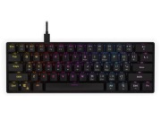 KRUX Qara RGB 60% (czarna) Klawiatura Mechaniczna Gamingowa Red Switch 