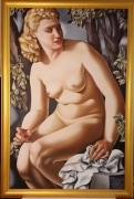Obraz wg. Tamary Łempickiej - Zuzanna w kąpieli