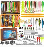 Skrzynka wędkarska duży zestaw akcesoria