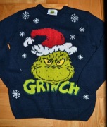 312^ The Grinch Świąteczny sweter 9/10 lat_ 136/140 cm