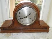 ZEGAR STARY FIRMY JUNGHANS. OBUDOWA "DĄB". ZEGAR DO NAPRAWY