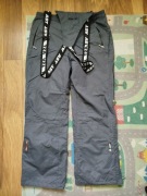 Spodnie narciarskie AST system Recco kolor szary