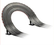 Tor Carrera Go, zakręt powietrzny zwrotny fly over, skala 1:43