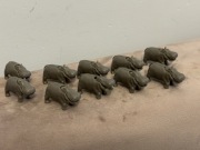 Kinder-niespodzianka Animals Natoons hipopotam 5szt.