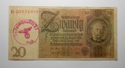 stary banknot 20 Marek 1929 Niemcy rzadki