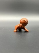 Vintage Bully Germany, brązowa figurka niemowlaka retro PRL