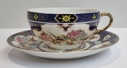 Filiżanka ze spodkiem – japońska porcelana eksportowa, 2. poł. XX w.