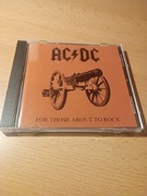 AC/DC For Those About To Rock (We Salute You) CD (przeczytać opis!)