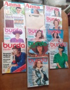 Burda (niemiecka) + Anna - 12 numerów (1974-1990)