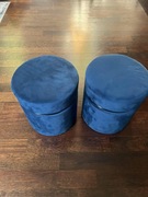 Pufa x 2 Wysokość 37 szerokość siedziska 32