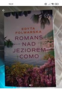 Romans nad jeziorem Como Edyta Folwarska