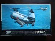 Boeing Vertol KV107 1/72 Fujimi +  kalkomanie Hkp4 Flying Colors