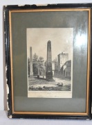 RYCINA OKRESU OSMAŃSKIEGO: OBELISK Z HIPODROMU 1840 rok
