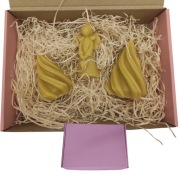 Zestaw świąteczny, świece z wosku pszczelego, Robea 