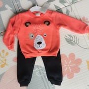 Komplet niemowlęcy 74 dres bluza spodnie miś unisex)