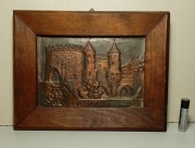 Miedzioryt -płaskorzeźba -obraz -2