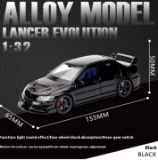 Mitsubishi Lancer Evolution 1:32 JDM model metalowy dźwięk i światło RC