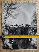 Duża fotografia PRL LWP żołnierze militaria zdjęcie umundurowanie 