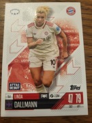 MATCH ATTAX EXTRA 2024/25 2025 UWCL 154 LINDA DALLMANN BAYERN MONACHIUM