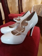Buty nowe białe obcas