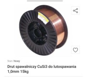 Drut spawalniczy CUSI3.GOLD