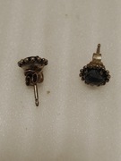 Srebrne kolczyki z onyksem