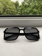 Unisex Kwadratowe Okulary Preciwstoneczne z Czarnymi Soczewkami