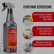 CLINEX W3 Active Shield Płyn do czyszczenia łazienki brodzików wanien 1L