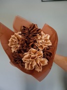 Bukiet ze wstążki satynowej 