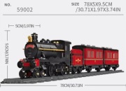 Nowe 789 sztuk klocki Lego zamiennik pociąg parowóz 59002