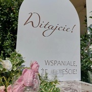 Tablica powitalna wesele
