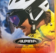 Kask narciarski Alpina Carat 54 - 58cm + gogle Carrera w komplecie.
