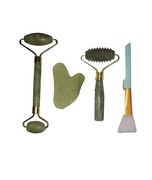 Masażer do twarzy JADE ROLLER GUA SHA