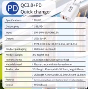 Szybka ładowarka 65W 