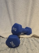 Hantle 2 kg x2 (zestaw 4 kg) – neoprenowe