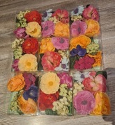 Sztuczne kwiatki 14 opakowń cały karton Nowe diy przyda się hand made