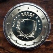 MALTA 2022 20 CENTÓW UNC !!!!!!!!!!